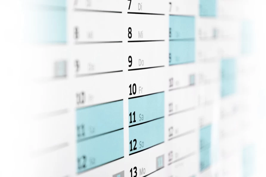 Lohnabrechnung, Termine, online